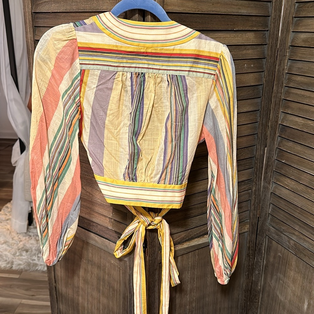 Zimmermann Wrap Crop Top - image 3